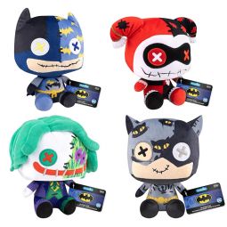 Funko Collectible POP! Plushies - DC Patchwork - SET OF 4 [Harley, Batman, Catwoman & Joker](7 inch)