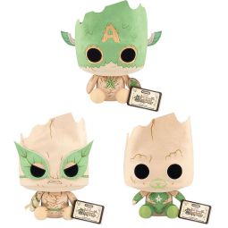 Funko Plushies - Marvel's We Are Groot - SET OF 3 [Wolverine, Iron Man & Captain America](7 inch)