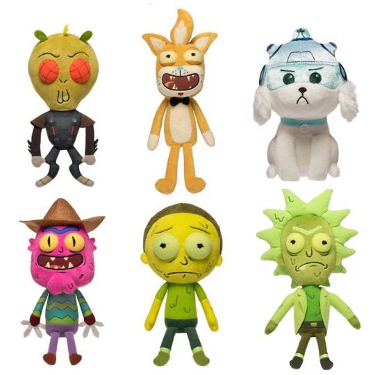 rick and morty soft toys