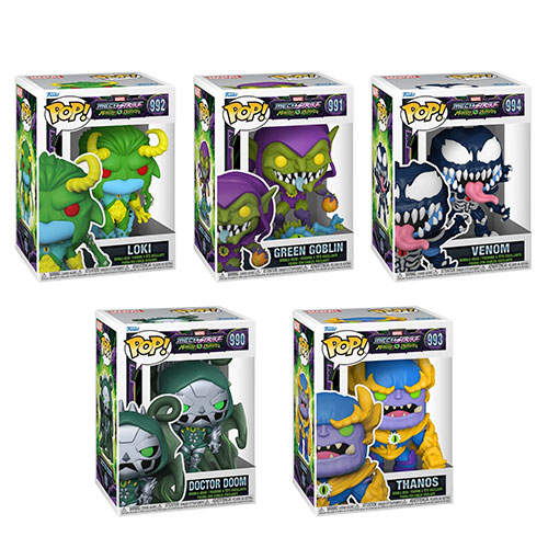 Funko POP! Marvel - Mech Strike Monster Hunters Vinyl Bobble Figures - SET OF 5 (Thanos, Venom +3): BBToyStore.com - Toys, Trading Cards, Action Figures & Games online retail store shop sale