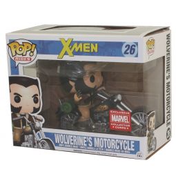 Funko POP! Rides Marvel Collector Corps - X-Men Vinyl Bobble Figure- WOLVERINE'S MOTORCYCLE #26 *EX*