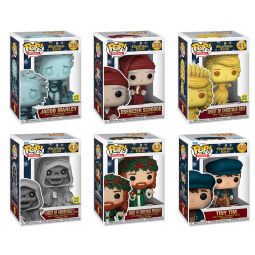 Funko POP! Movies - A Christmas Carol Vinyl Figures - SET OF 6 [Tiny Tim, Scrooge, Jacob & 3 Ghosts]