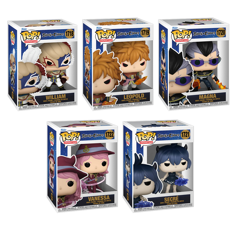 Black Clover Exclusive Funko Pop Lot set 6 factory