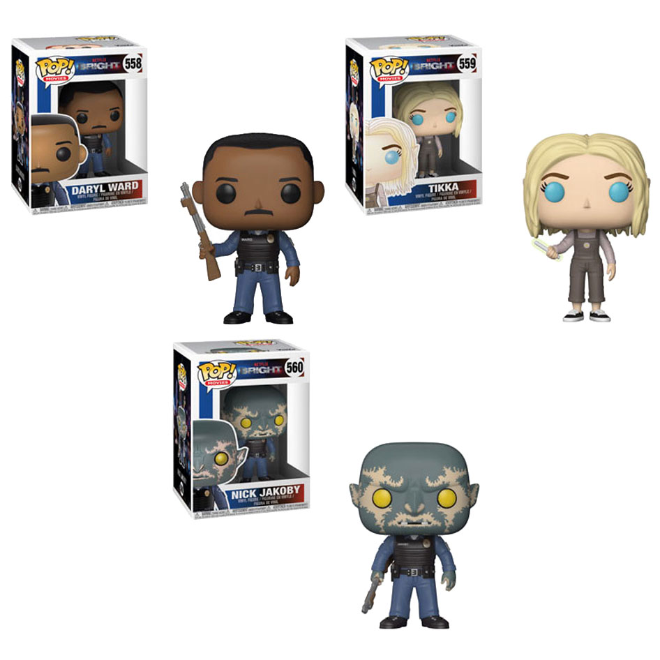 Funko POP! Movies - Bright Vinyl Figures - SET OF 3 (Daryl, Nick & Tikka)