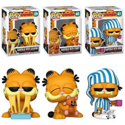 Funko POP! Comics - Garfield S2 Vinyl Figures - SET OF 3 GARFIELDS [Lasagna, Pooky & Mug]