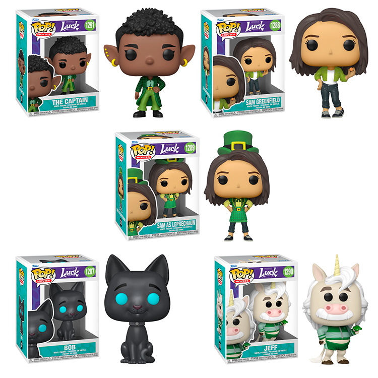 Funko POP! Movies - Luck Vinyl Figures - SET OF 5 (Bob, Sam, Jeff, The ...