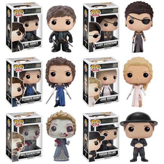 pride and prejudice and zombies funko pop