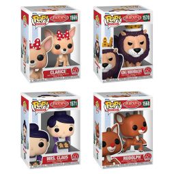 Funko POP! Movies - Rudolph the Red-Nosed Reindeer Vinyl Figures - SET OF 4 [Clarice, Moonracer +2]