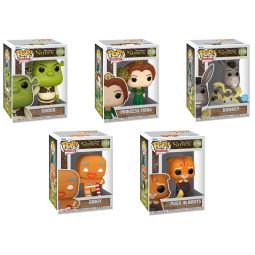 Funko POP! Movies - Shrek S2 [Dreamworks 30th Anniversary] Vinyl Figures - SET OF 5