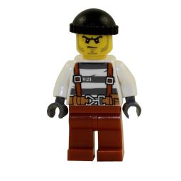 LEGO Minifigure - City - BANDIT (Overalls)