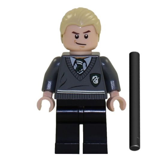 Lego Minifigure Harry Potter Draco Malfoy With Wand - roblox galaxy draco