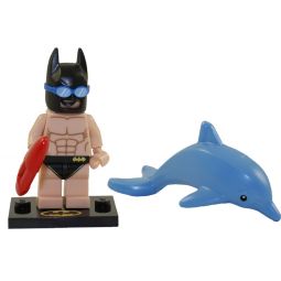 LEGO Minifigure - The Lego Batman Movie Series 2 - SWIMSUIT BATMAN with Dolphin