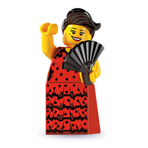 LEGO - Minifigures Series 6 - FLAMENCO DANCER