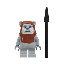 LEGO Minifigure - Star Wars - CHIEF CHIRPA with Spear (Ewok)