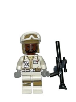 LEGO Minifigure - Star Wars - HOTH REBEL TROOPER with Blaster (White Uniform)