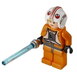 LEGO Minifigure - Star Wars - LUKE SKYWALKER with Lightsaber (Pilot)