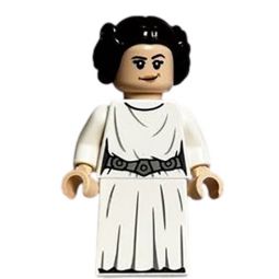 LEGO Minifigure - Star Wars - PRINCESS LEIA (White Dress)