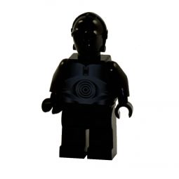 LEGO Minifigure - Star Wars - PROTOCOL DROID (Black)