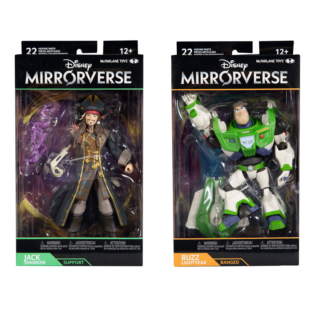 McFarlane Toys Articulated Action Figures - Disney Mirrorverse - SET OF 2  (Buzz & Jack)(7 inch)