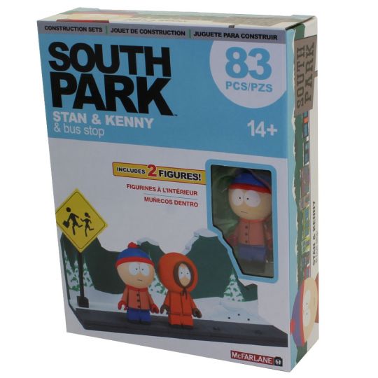 Mcfarlane Toys Building Small Sets South Park Bus Stop Kenny Stan - 