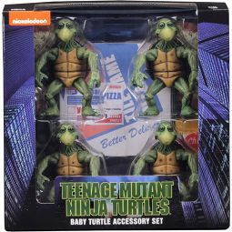 NECA Reel Toys Action Figures - Teenage Mutant Ninja Turtles - BABY TURTLE ACCESSORY SET