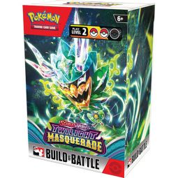 Pokemon Cards - S&V: Twilight Masquerade Build & Battle BOX (4 Packs, 40-Card Deck & More)