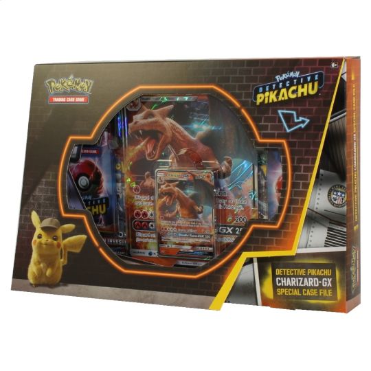 Pokemon Card Detective Pikachu Case File Charizard Gx 7 Packs 1 Coin 1 Foil 1 Oversize Foil