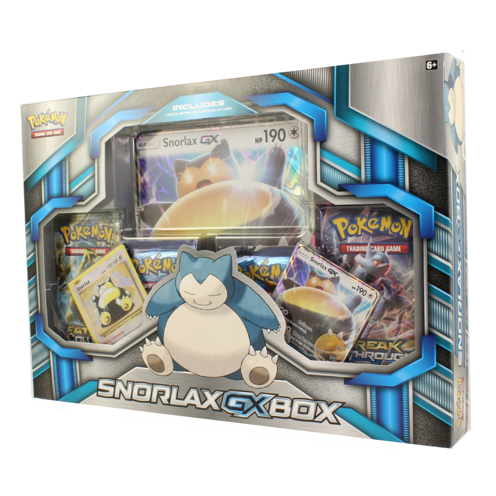 Pokemon Cards - SNORLAX-GX BOX 2 Foils 1 Oversize Foil 