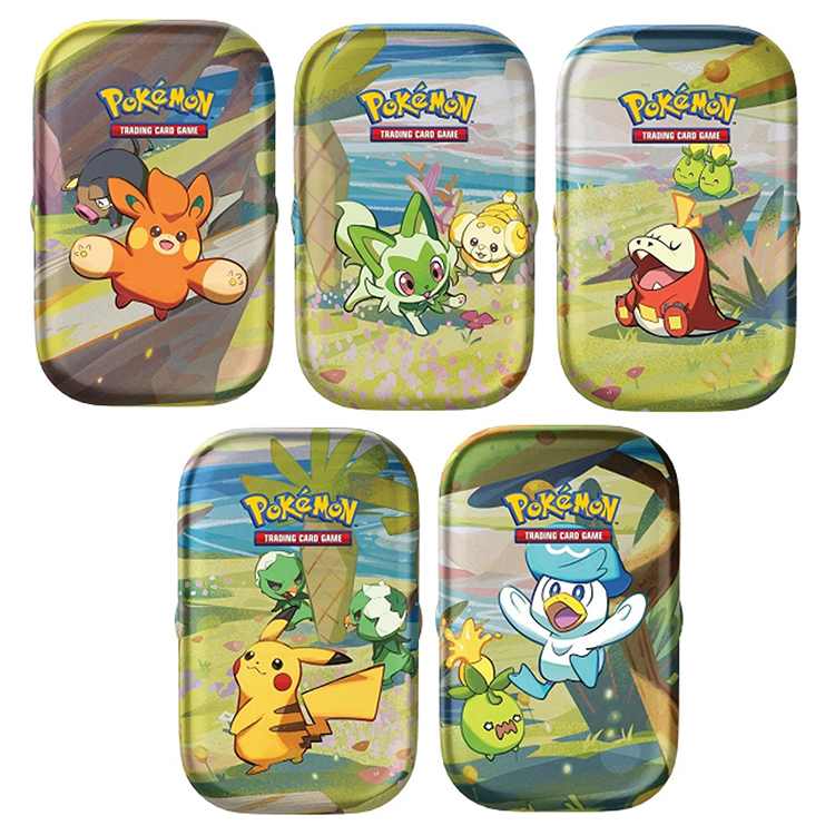 Pokemon Battle Figure 4-Pack - PIKACHU, SPRIGATITO, QUAXLY, & FUECOCO