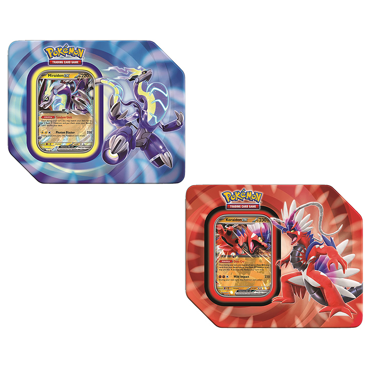 Pokemon 2023 Collectors Paldea Legends Tins - SET OF 2 (Miraidon EX & Koraidon EX)