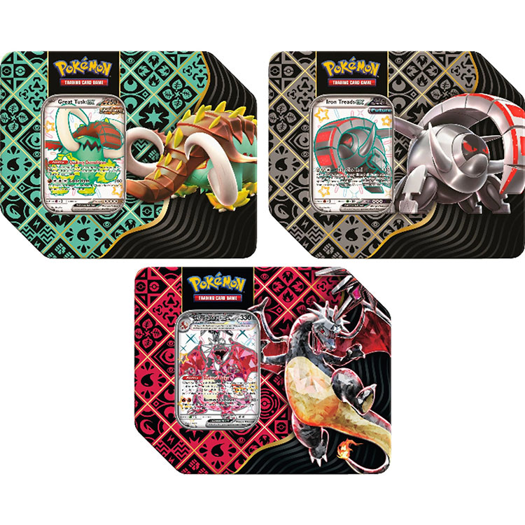 Pokemon 2024 Paldean Fates EX Collectors Tins - SET OF 3 [Charizard ...