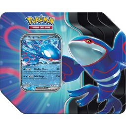 Pokemon 2025 Azure Legends Collectors Tin - KYOGRE EX (5 Packs & 1 Foil)