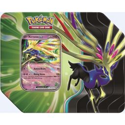 Pokemon 2025 Azure Legends Collectors Tin - XERNEAS EX (5 Packs & 1 Foil)