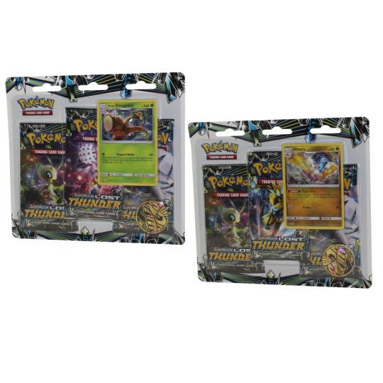 Pokemon Cards Sun Moon Lost Thunder Set Of 2 Blister Packs Altaria Alolan Exeggutor