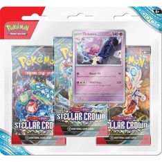 Pokemon Cards - S&V: Stellar Crown - TINKATON BLISTER PACK (3 Boosters & 1 Foil)