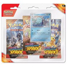 Pokemon Cards - Scarlet & Violet: Surging Sparks - QUAGSIRE BLISTER PACK (3 Boosters & 1 Foil)