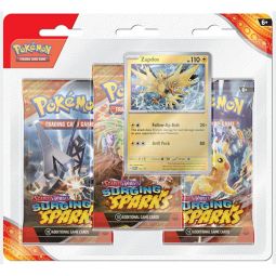 Pokemon Cards - Scarlet & Violet: Surging Sparks - ZAPDOS BLISTER PACK (3 Boosters & 1 Foil)