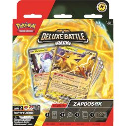 Pokemon Trading Cards - Deluxe Battle Deck - ZAPDOS EX (60-Card Deck, Deck Box, Playmat & More)
