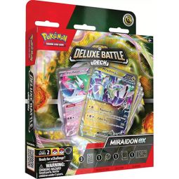 Pokemon Trading Cards - Deluxe Battle Deck - MIRAIDON EX (60-Card Deck, Deck Box, Playmat & More)