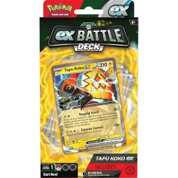 Pokemon Trading Cards - EX Battle Decks - TAPU KOKO EX (60-Card Deck, Deck Box, Coin & More)