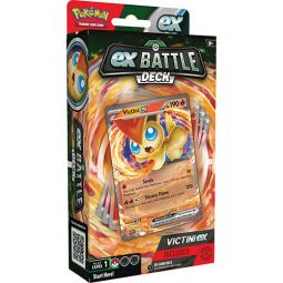 Pokemon Trading Cards - EX Battle Decks - VICTINI EX (60-Card Deck, Deck Box, Coin & More)