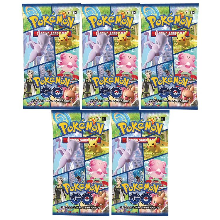 Pokemon Cards - Pokemon GO - BOOSTER PACKS (5 Pack Lot): BBToyStore.com ...