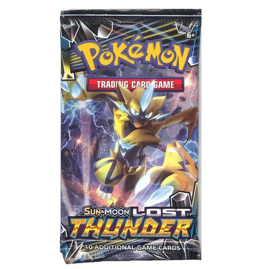 Pokemon Cards Sun Moon Lost Thunder Booster Pack 10 Cards - 