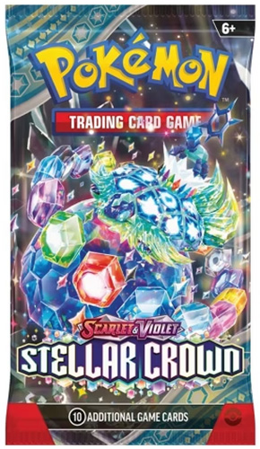 Pokemon Cards - S&V: Stellar Crown - BOOSTER PACK [10 Cards]