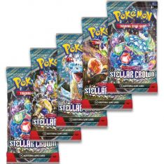 Pokemon Cards - S&V: Stellar Crown - BOOSTER PACKS [5 Pack Lot]