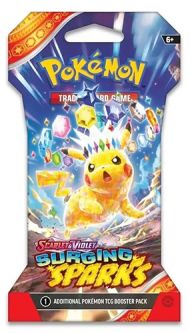 Pokemon Cards - Scarlet & Violet: Surging Sparks - BLISTER BOOSTER PACK [10 Cards]