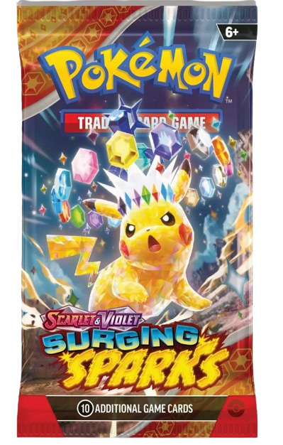 Pokemon Cards - Scarlet & Violet: Surging Sparks - BOOSTER PACK [10 Cards]