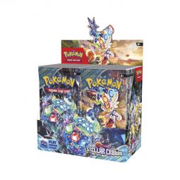 Pokemon Cards - Scarlet & Violet : Stellar Crown - BOOSTER BOX [36 Packs] (Pre-Order ships Sept)