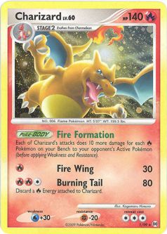 Pokemon Card - PL: Arceus 1/99 - CHARIZARD Lv.60 (holo-foil)