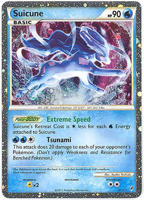 Pokemon Card - Call of Legends SL11 - SUICUNE (holo-foil)